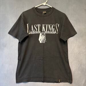 Last Kings Graphic T-Shirt Black Egyptian Logo Men’s Medium Made in USA Street